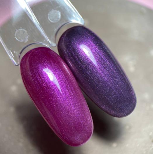 Dark Pink Pearl Top Coat, 10 ml - Level Up Beauty Supply