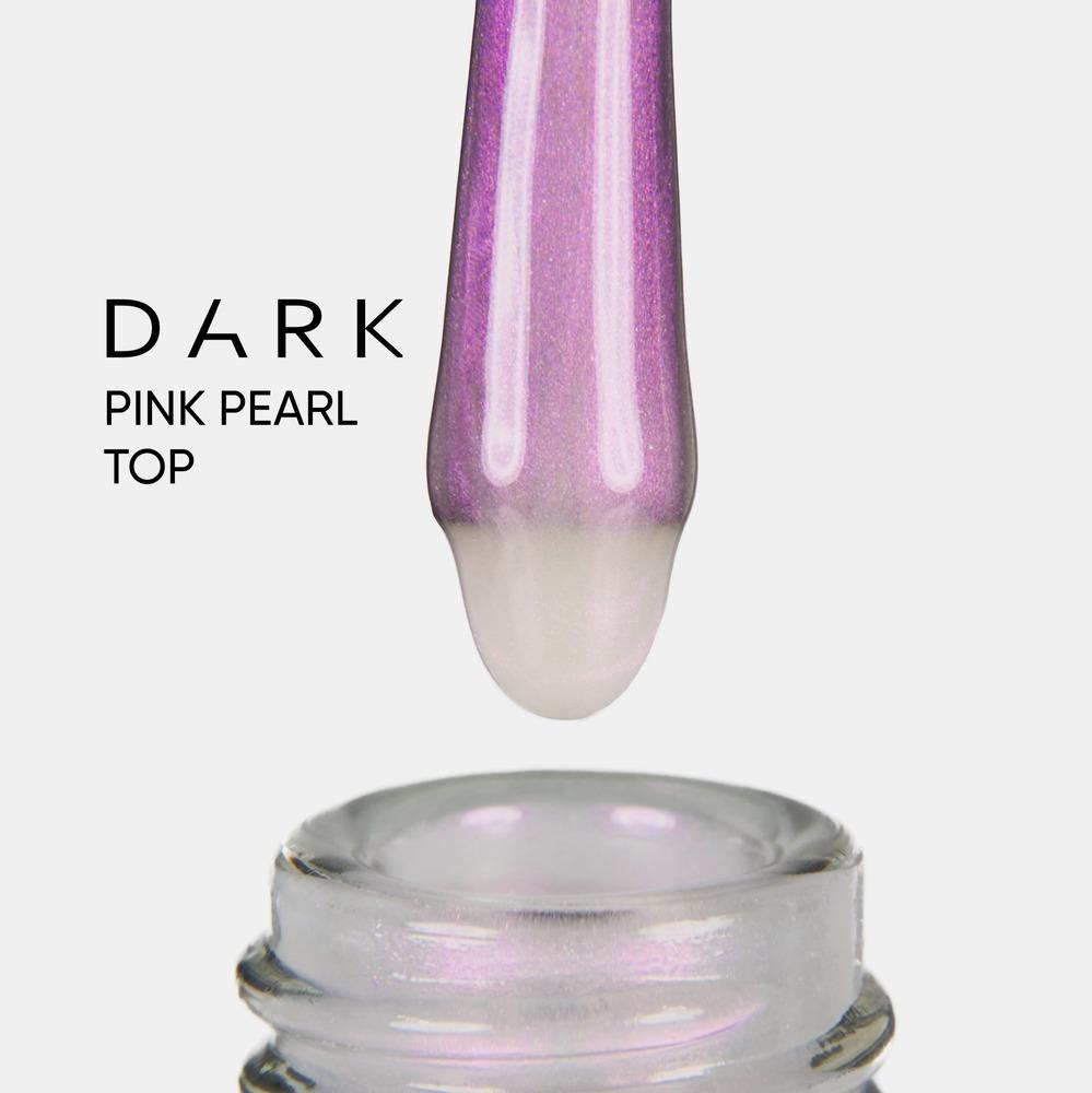 Dark Pink Pearl Top Coat, 10 ml - Level Up Beauty Supply
