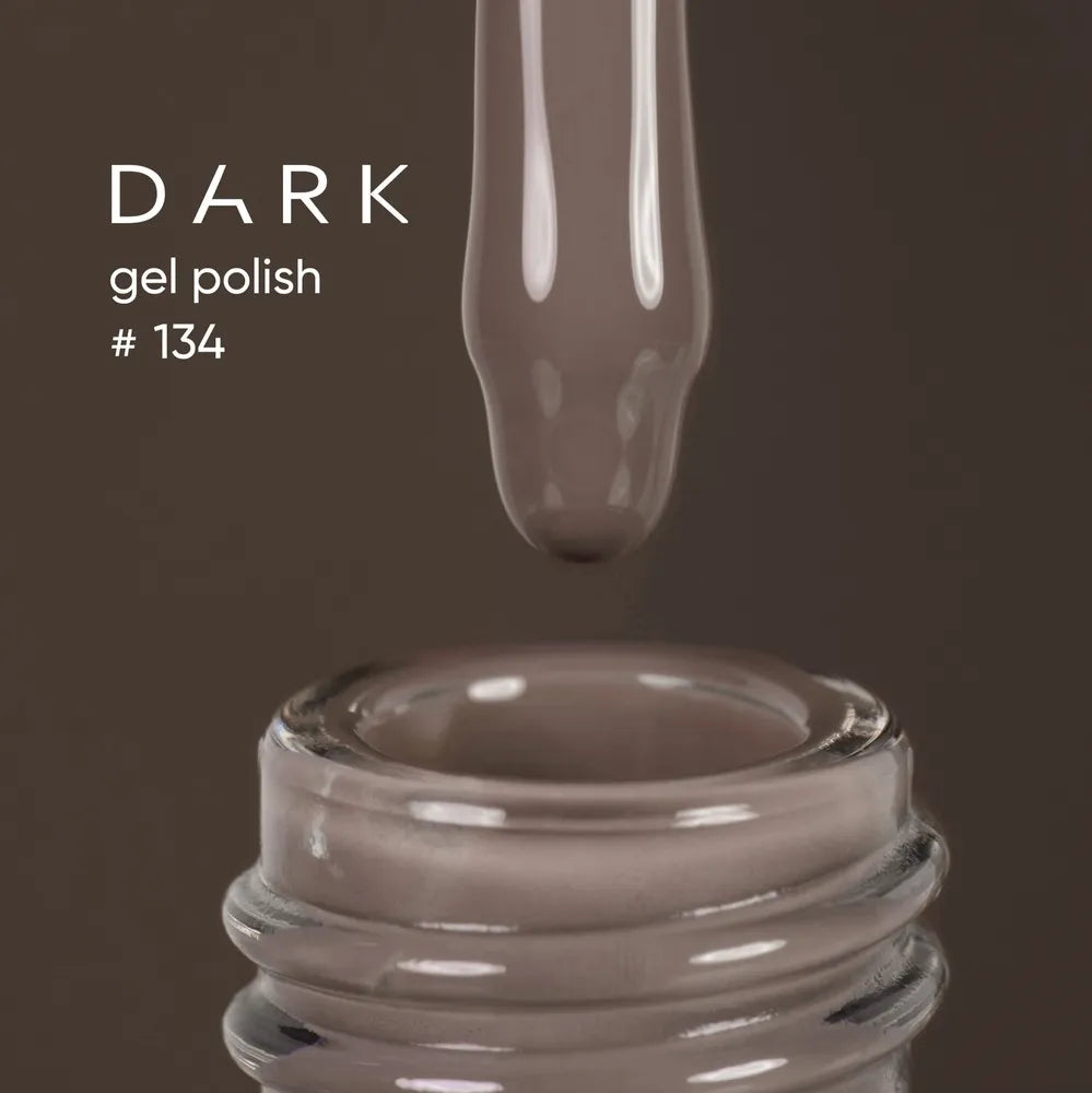 DARK Color gel polish #134, 10 ml