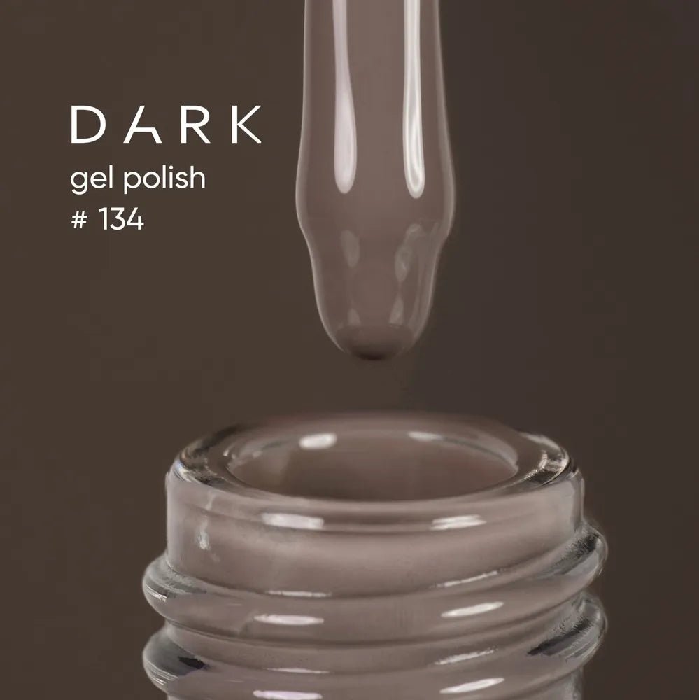 DARK Color gel polish 134, 10 ml (TPO Free) - Level Up Beauty Supply