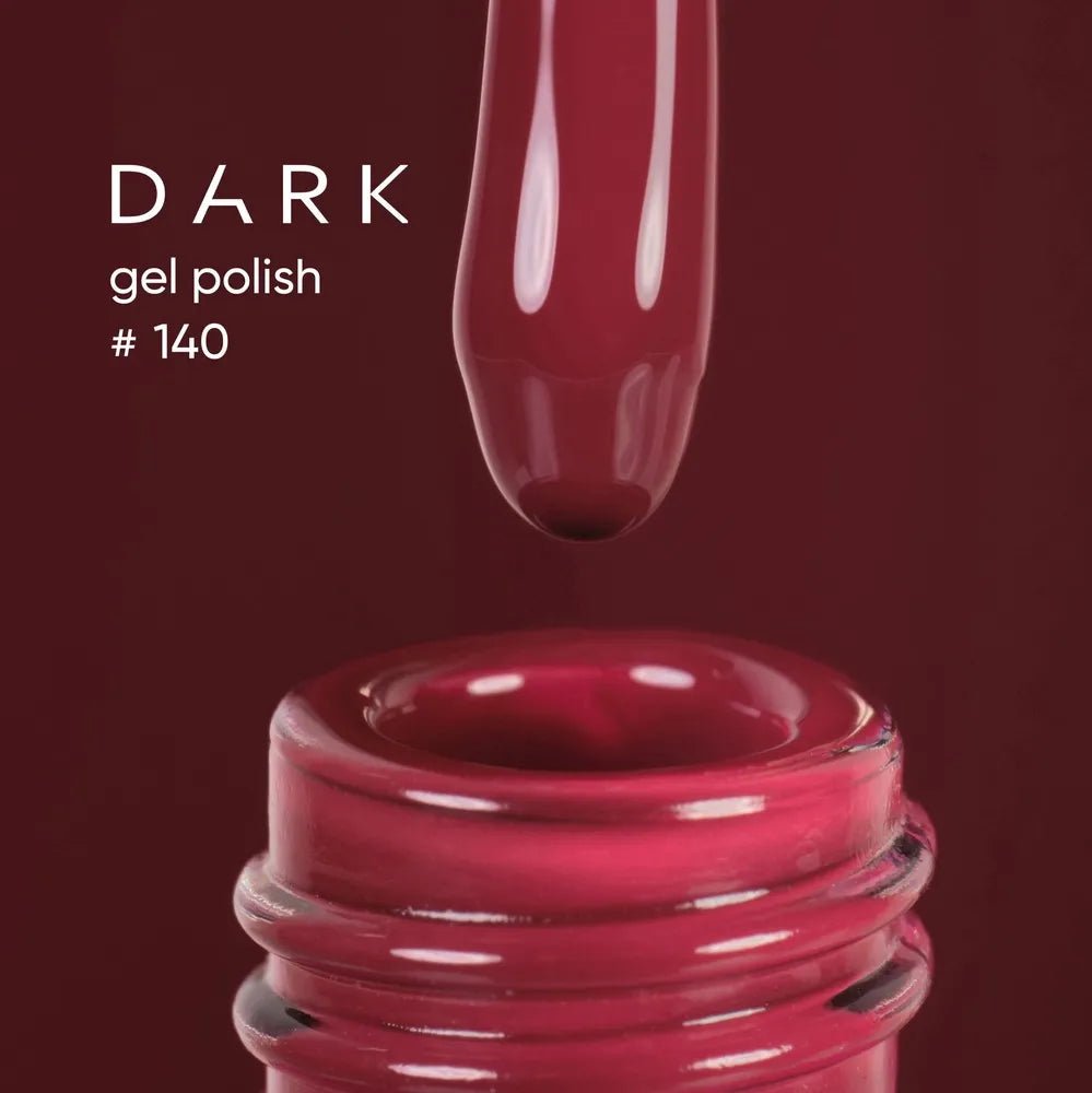 DARK Color Gel Polish 140, 10 ml (TPO Free) - Level Up Beauty Supply