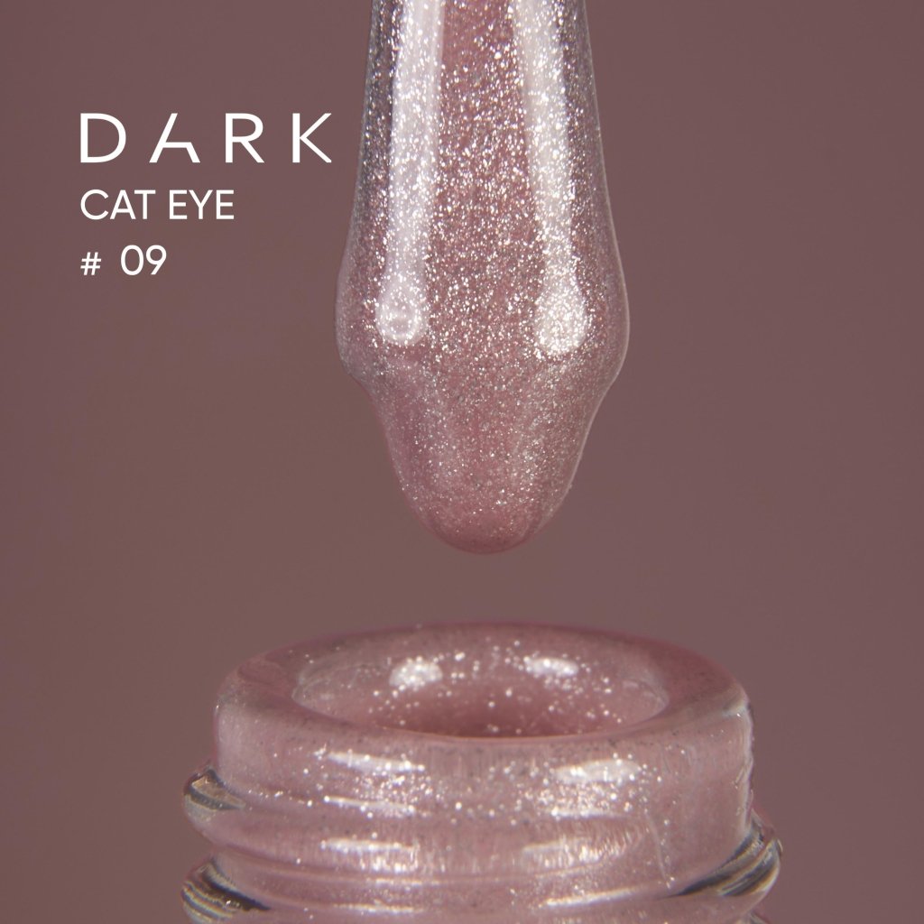 Dark gel polish Cat Eye 09, 10 ml (TPO Free) - Level Up Beauty Supply