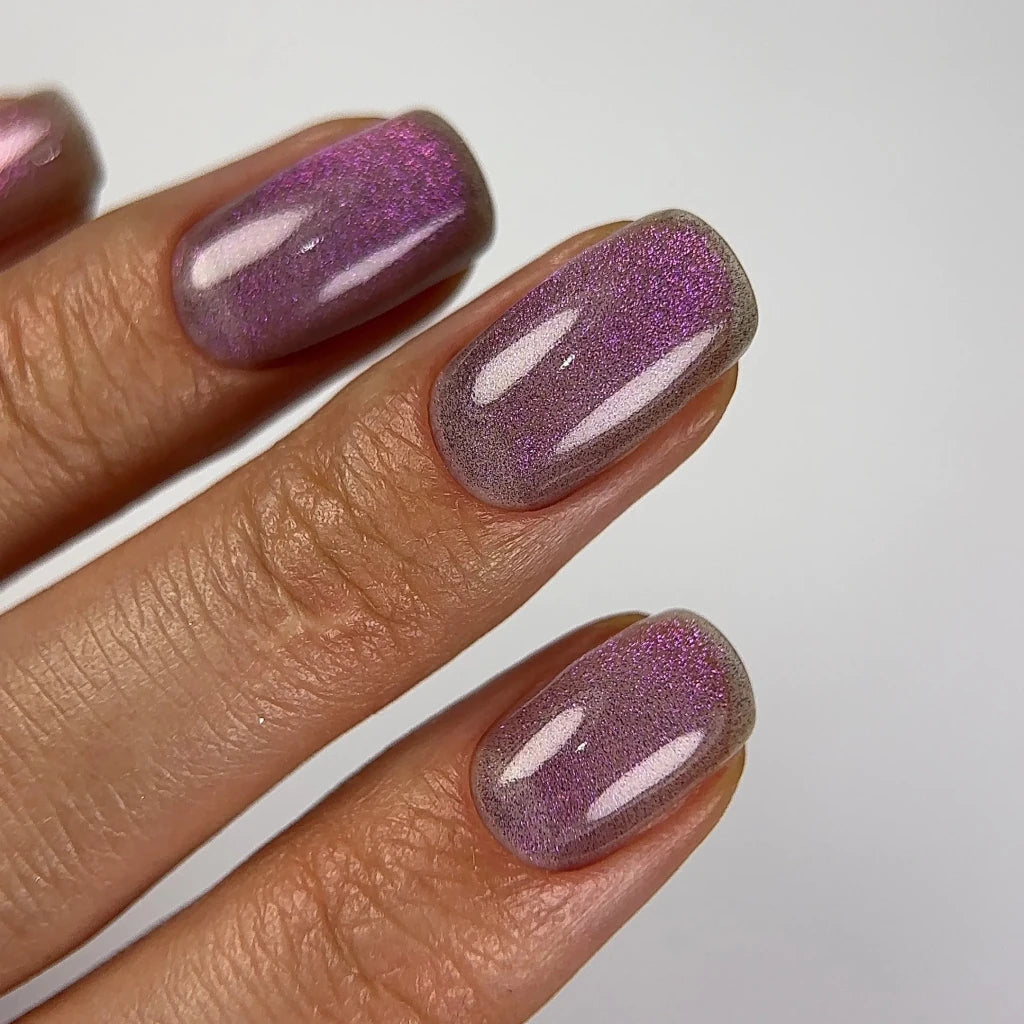 Dark gel polish Cat Eye 15, 6 ml (TPO Free) - Level Up Beauty Supply