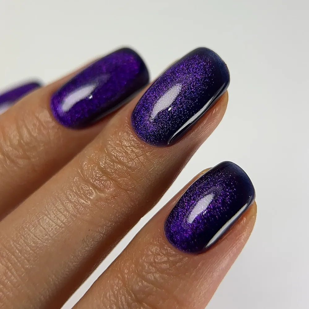 Dark gel polish Cat Eye 18, 6 ml (TPO Free) - Level Up Beauty Supply