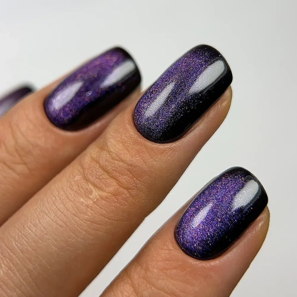 Dark gel polish Cat Eye 19, 6 ml (TPO Free) - Level Up Beauty Supply