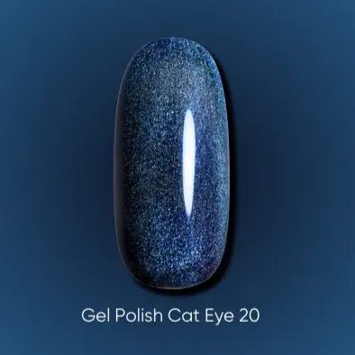 Dark gel polish Cat Eye 20, 6 ml (TPO Free) - Level Up Beauty Supply