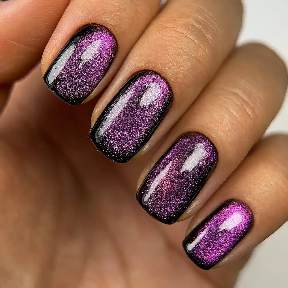Dark gel polish Cat Eye 21, 6 ml (TPO Free) - Level Up Beauty Supply
