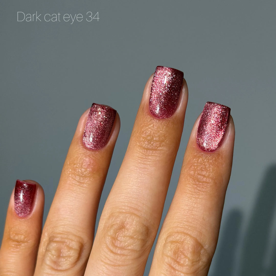 DARK gel polish Cat Eye 34, 6 ml (TPO Free)