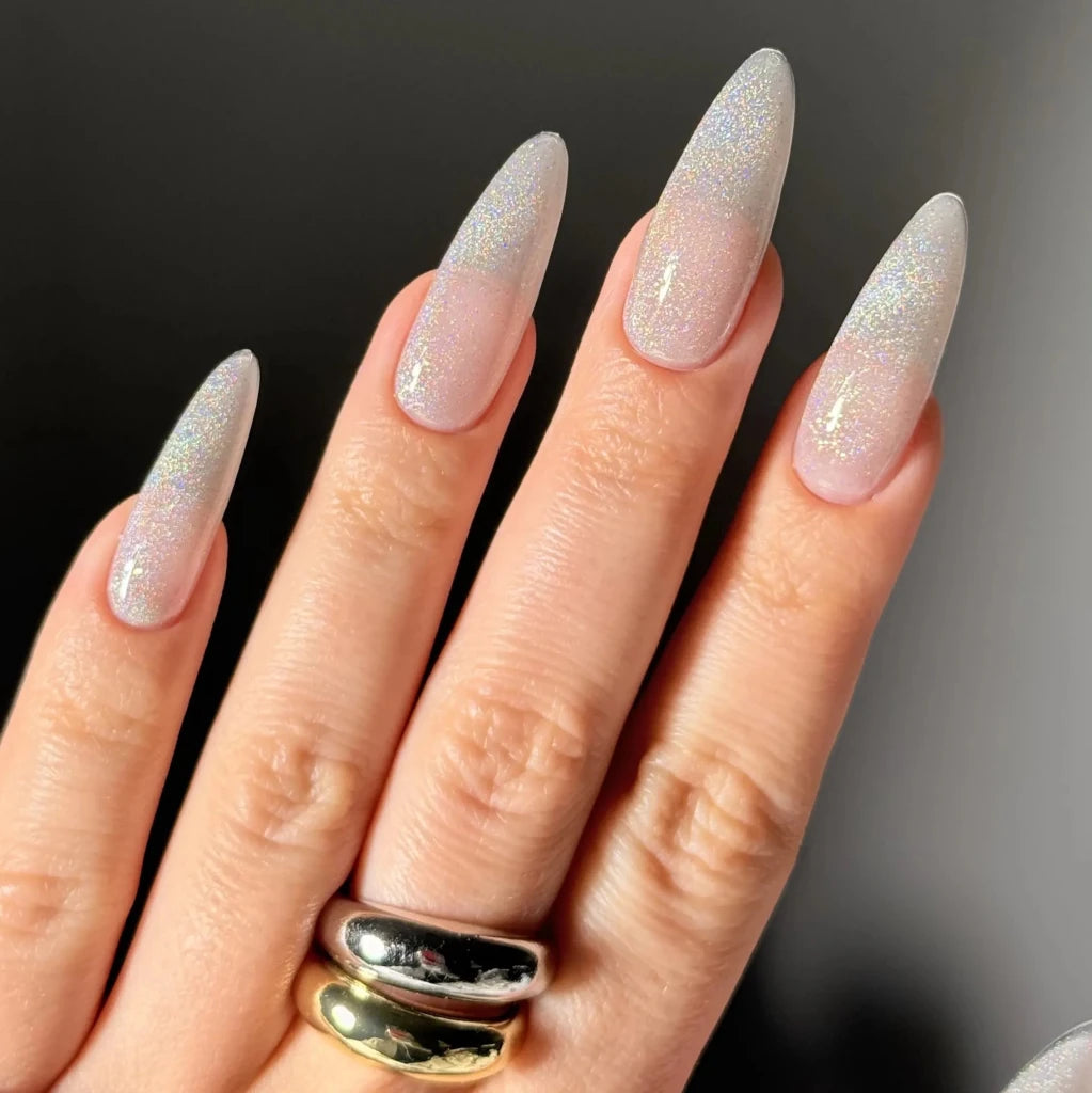 Dark gel polish Hologram cat 01, 6 ml (TPO Free) - Level Up Beauty Supply