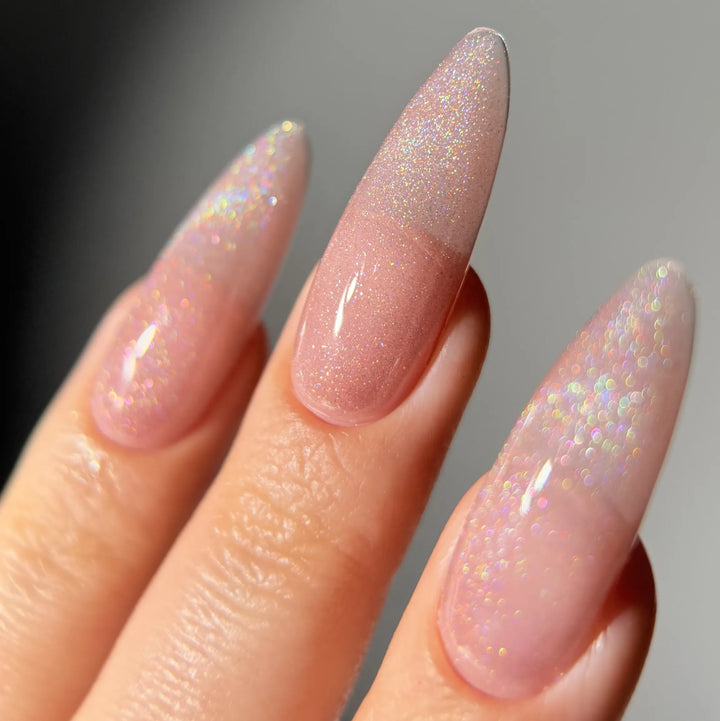 Dark gel polish Hologram cat 03, 6 ml (TPO Free)