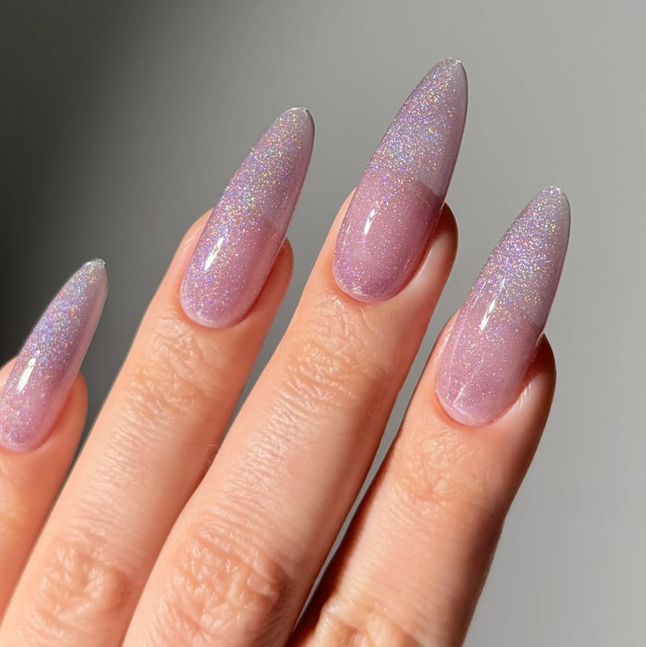 Dark gel polish Hologram cat 04, 6 ml (TPO Free)