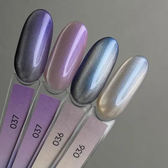 Dark gel polish Cat Eye 37, 6 ml - Level Up Beauty Supply