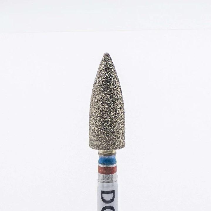 Diamond Coated Nail Bit, Bullet - Fine-Med (Red-Blue) (DCZ-107)