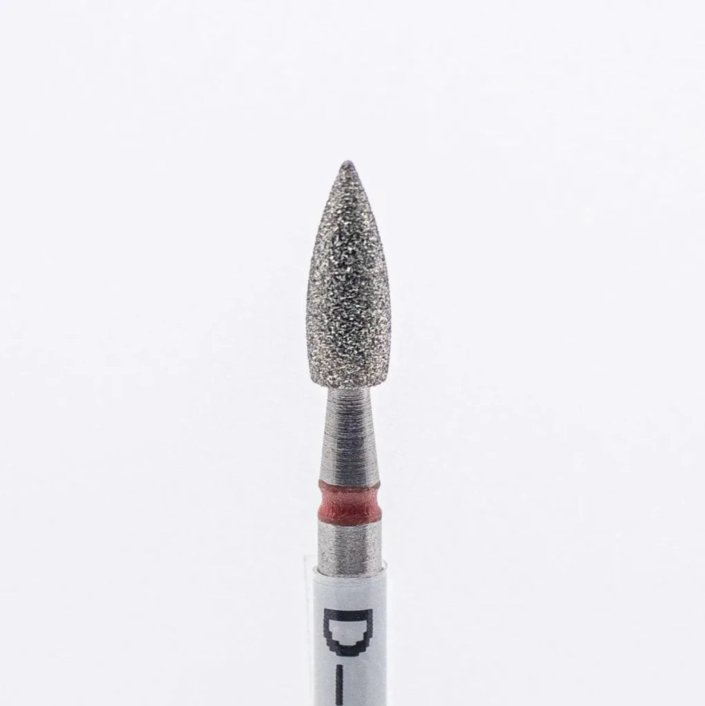 Diamond Nail Bit, Bullet - Fine (D - 108F) - Level Up Beauty Supply