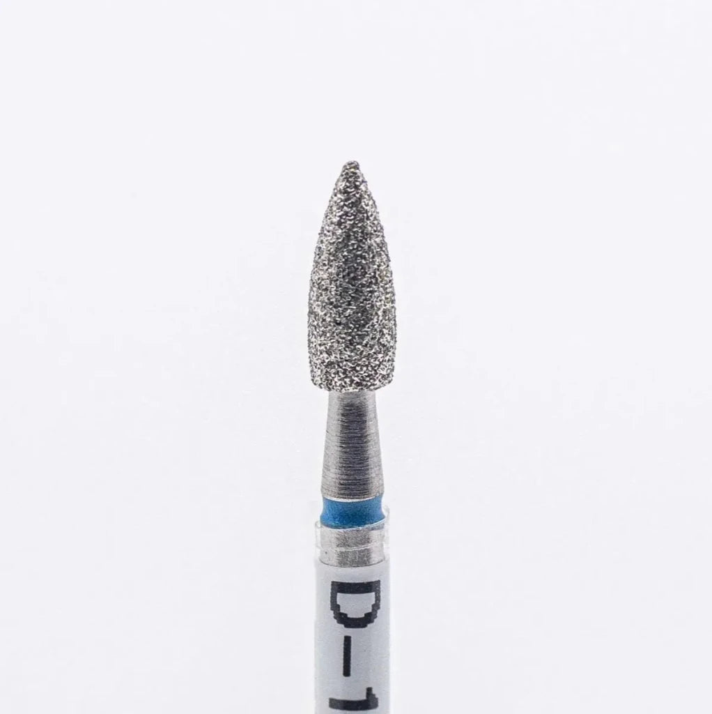 Diamond Nail Bit, Bullet - Medium (D - 108M) - Level Up Beauty Supply