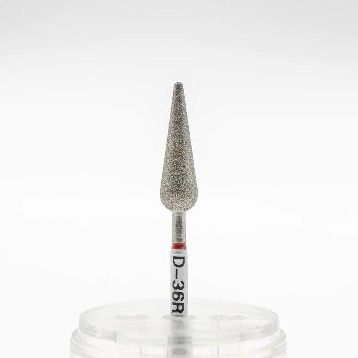 Diamond Nail Bit, Large Candle - Fine (Red) (D-36)