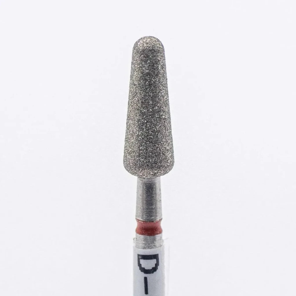 Diamond Nail Bit, Rounded Barrel - Fine (D - 101F) - Level Up Beauty Supply