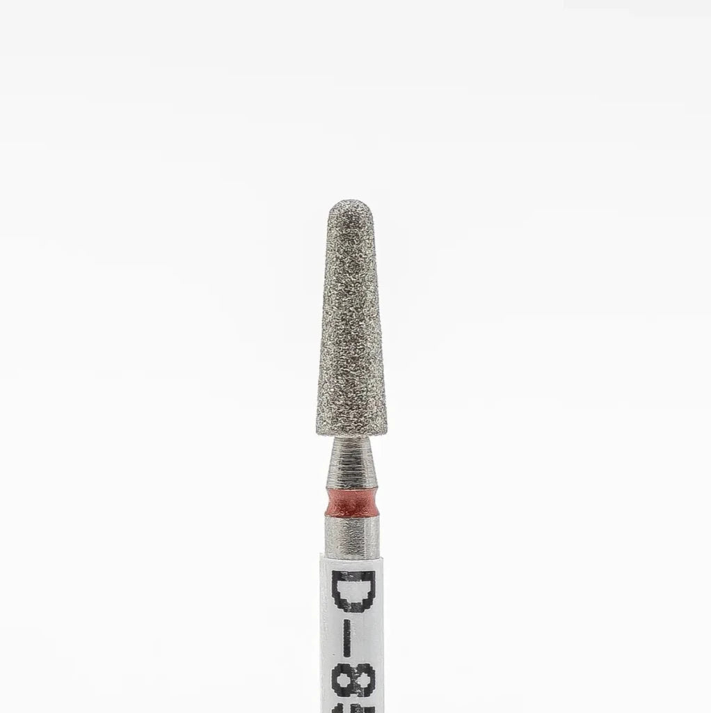 Diamond Nail Bit, Rounded Cone - Fine (D - 85F) - Level Up Beauty Supply