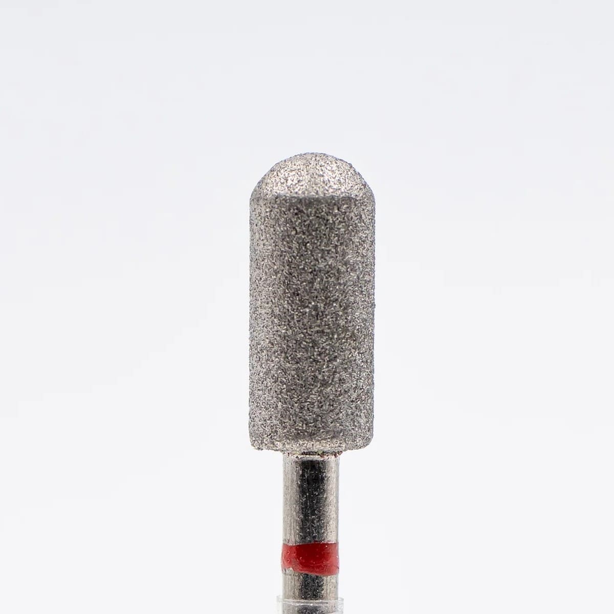 Diamond drill bit, Rounded Barrel - Fine (Red) (D-105) - Level Up Beauty Supply
