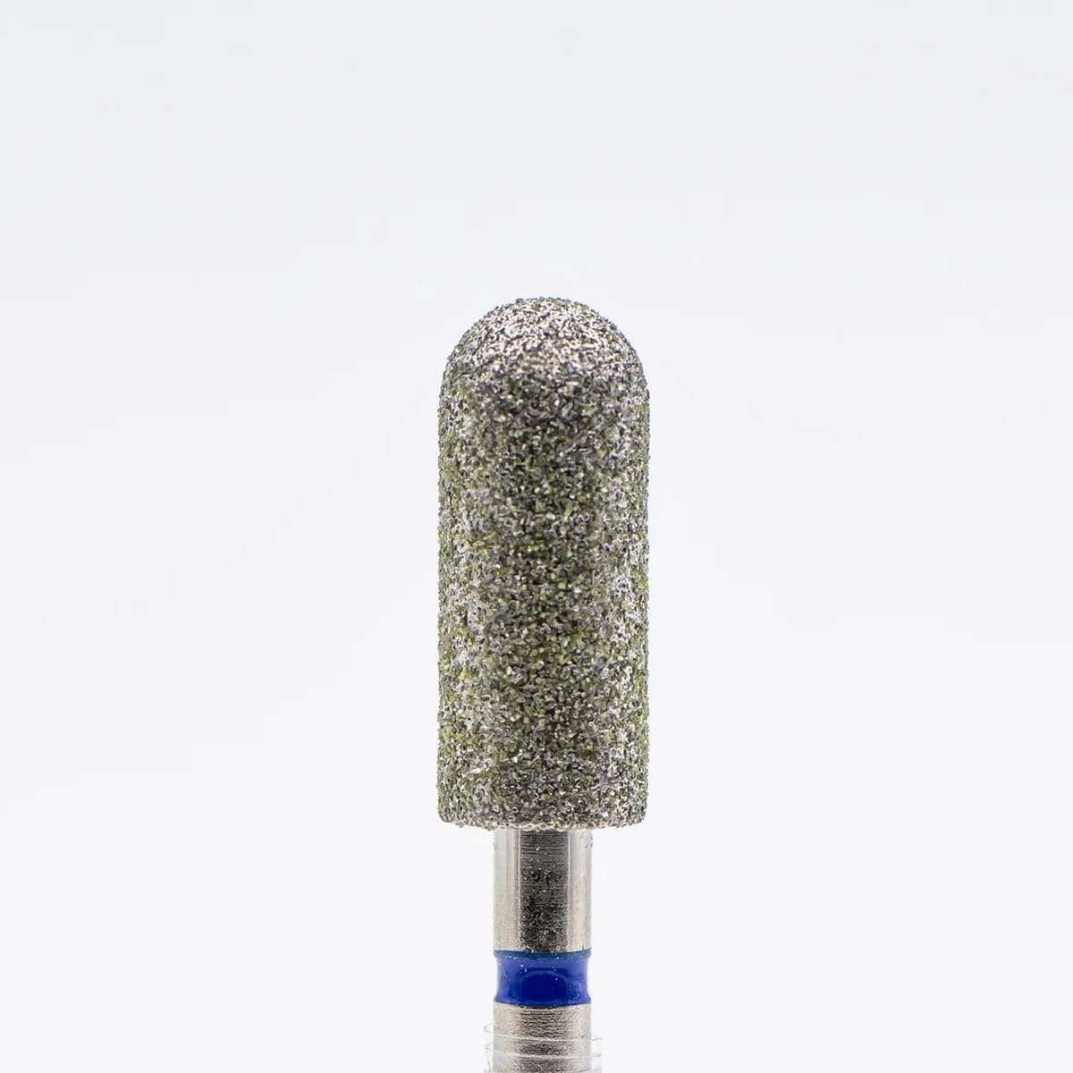 Diamond drill bit, Rounded Barrel - Medium (Blue) (D-105) - Level Up Beauty Supply