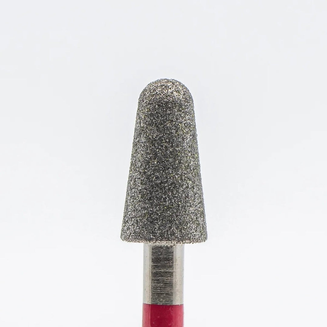 Diamond drill bit, Rounded Cone - Fine (Red) (D-82)