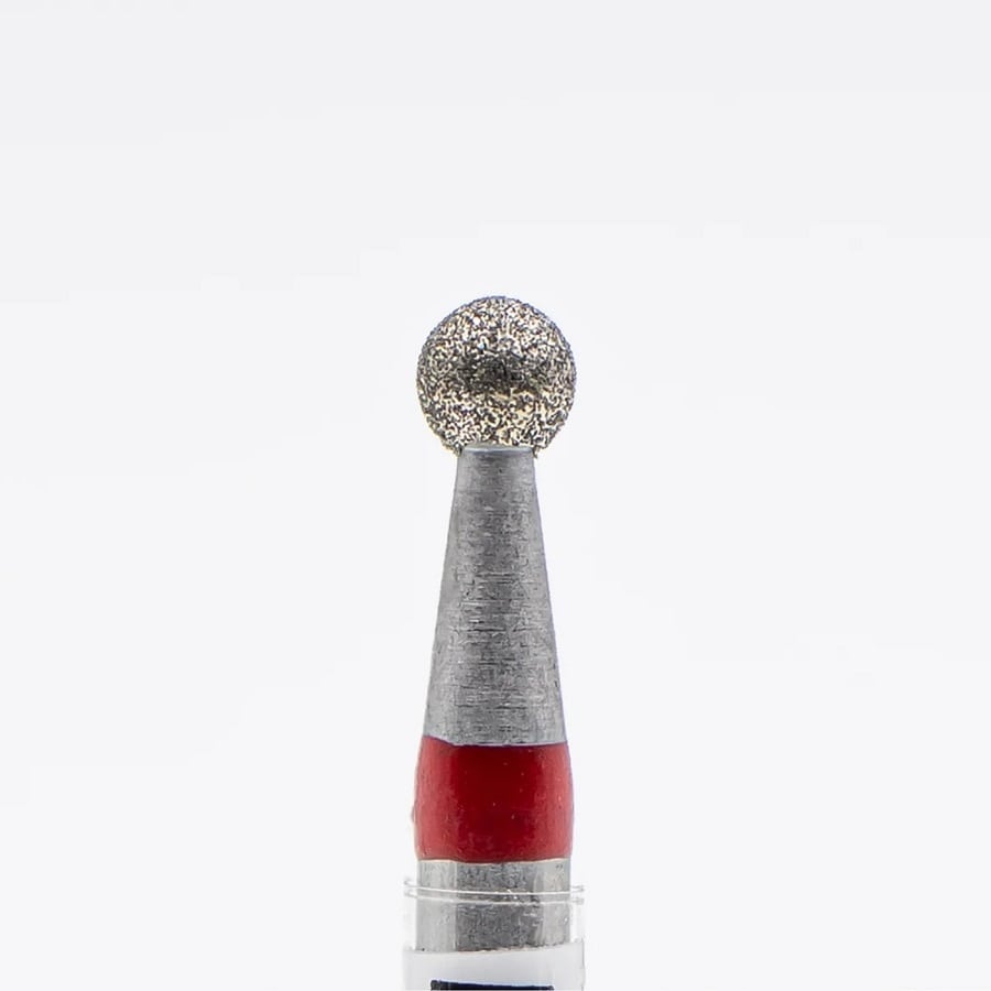 Diamond nail bit, Ball 2.5, Fine (Red) D-6