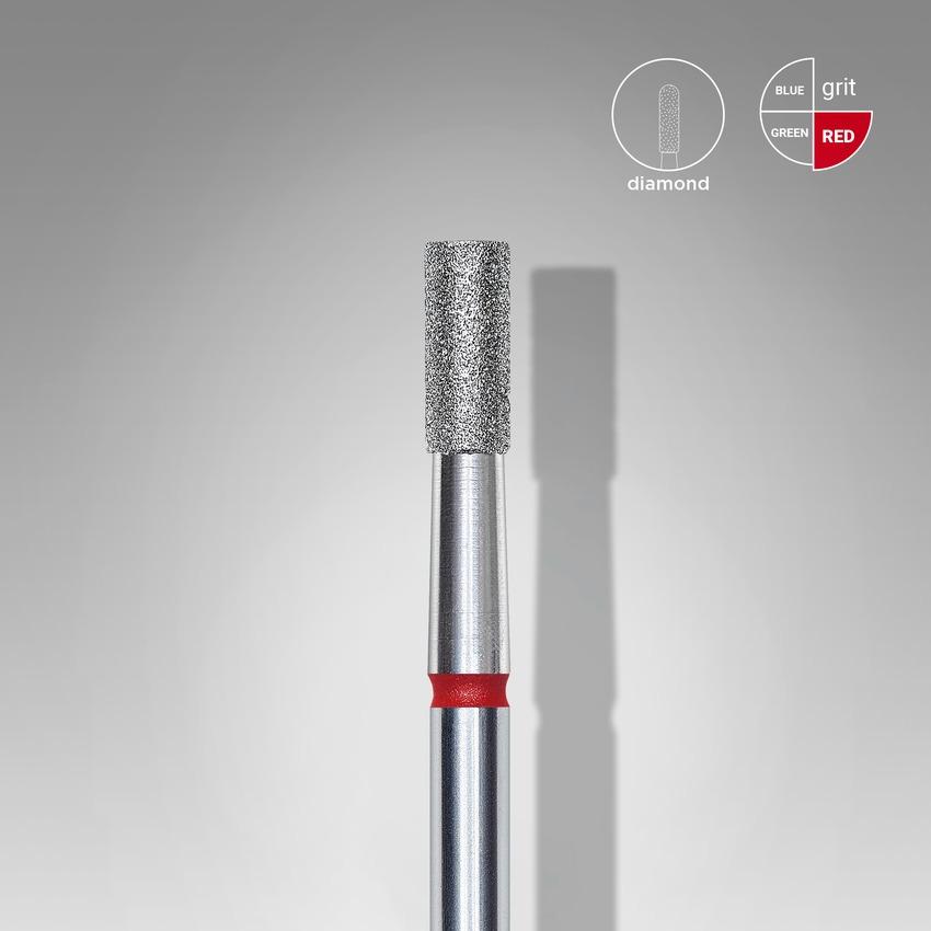 STALEKS Diamond nail bit, Cylinder 2.5 - Fine (FA20R025/6) - Level Up Beauty Supply