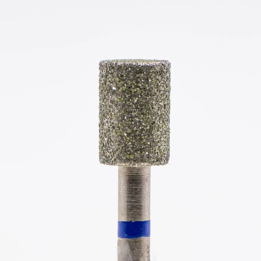 Diamond nail bit, Cylinder 5.1 - Medium (Blue) D-60 - Level Up Beauty Supply