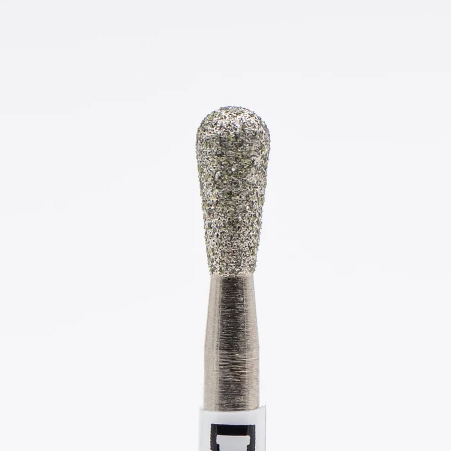 Diamond nail bit, Droplet 2.4 - Medium (Blue) D-88 - Level Up Beauty Supply