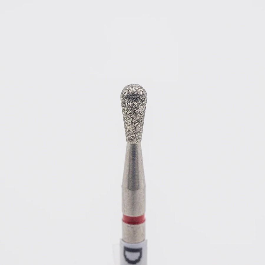 Diamond nail bit, Droplet 2.4 - Fine (Red) D-88 - Level Up Beauty Supply