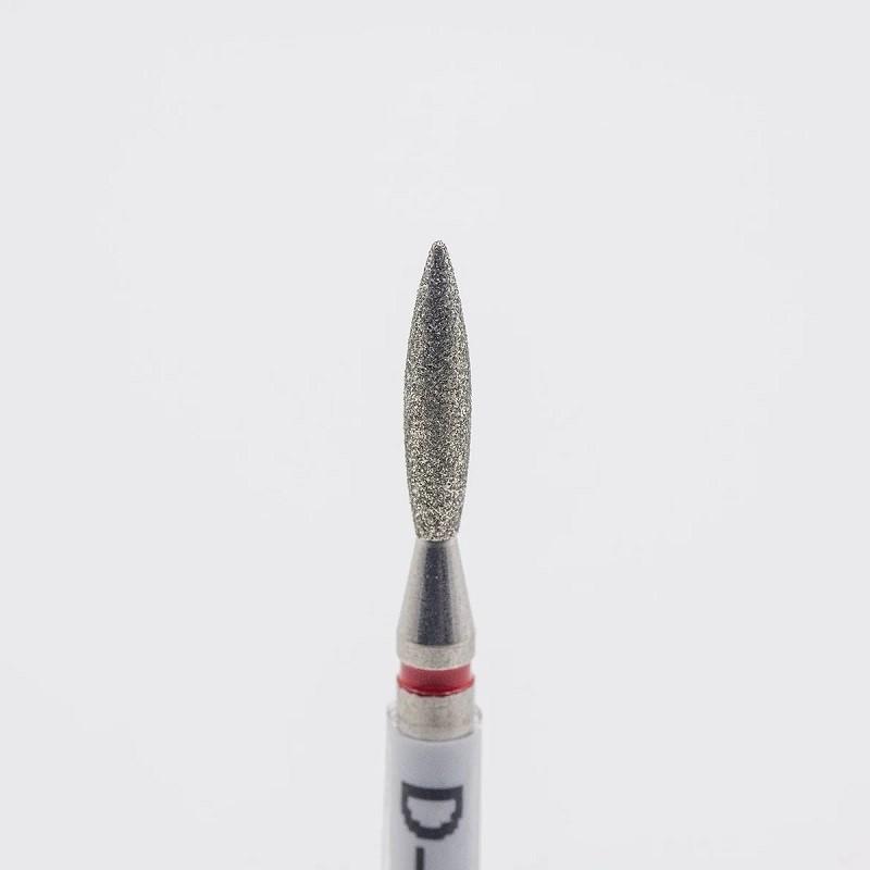 Diamond nail bit, Flame 2.0 x 9.0 - Fine (D-118/3) - Level Up Beauty Supply