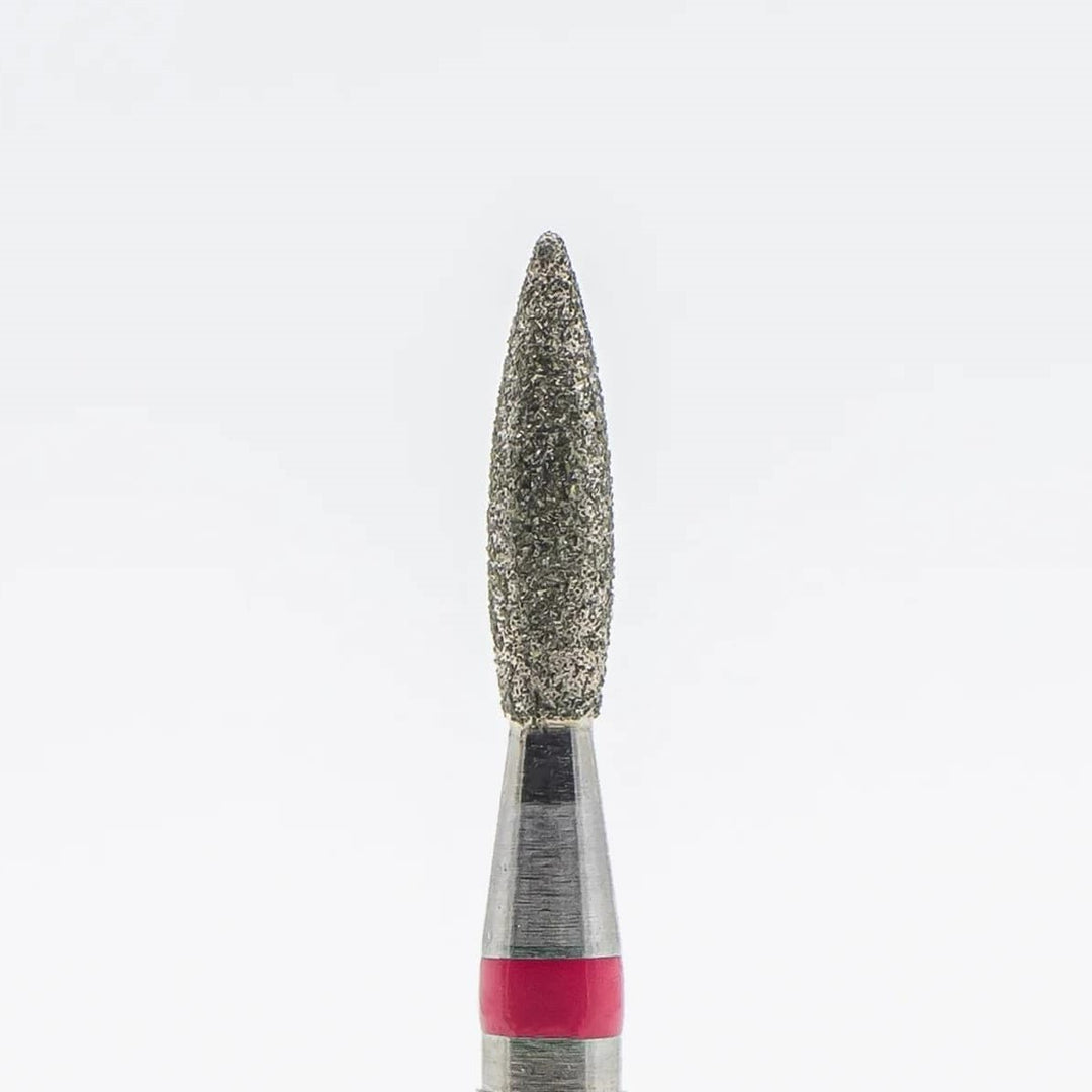 Diamond nail bit, Flame 2.1 - Fine (Red) (D-124/3)