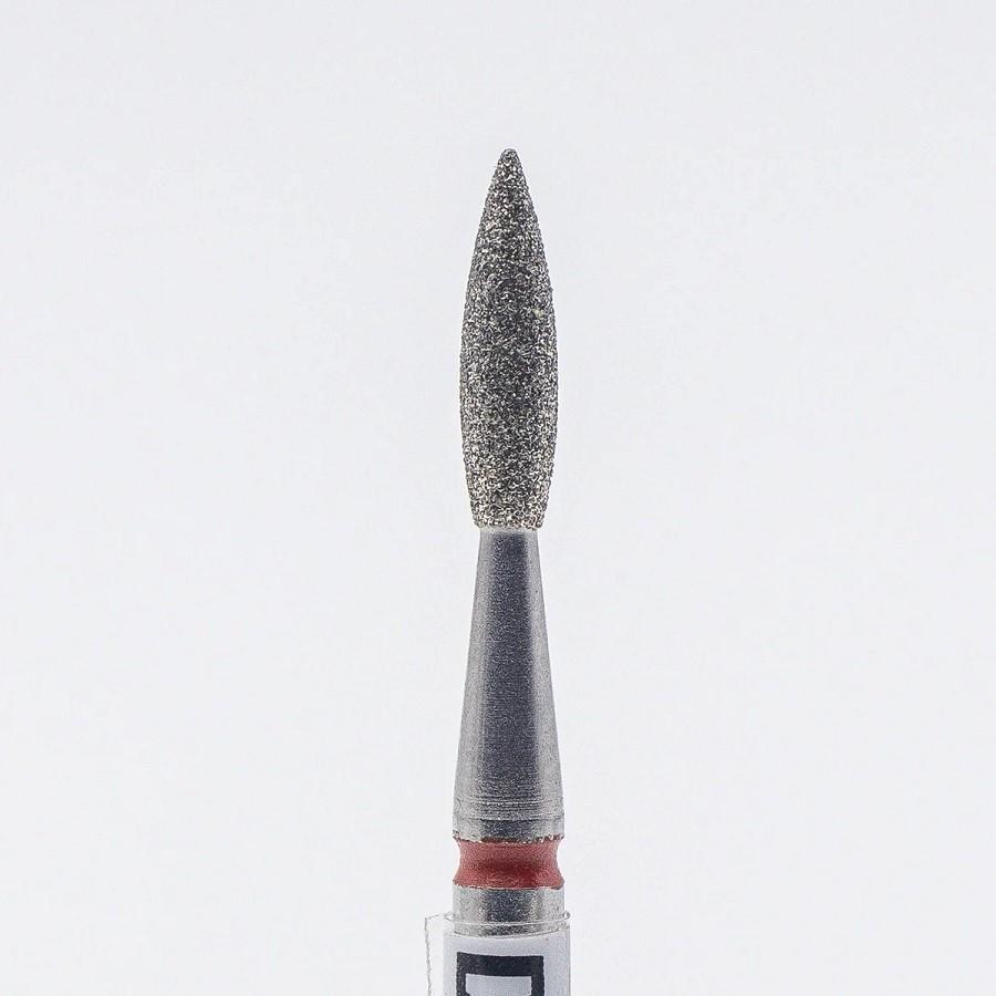 Diamond nail bit, Flame 2.1 - Fine (D-118) - Level Up Beauty Supply