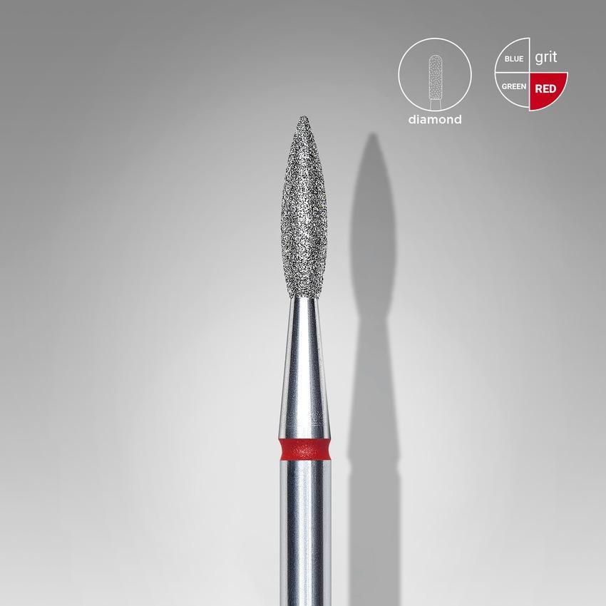 STALEKS Diamond nail bit, Flame 2.1 - Fine (FA11R021/8) - Level Up Beauty Supply