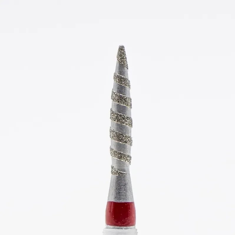 Diamond nail bit, Flame TORNADO 1.8 - fine (D-136T) - Level Up Beauty Supply