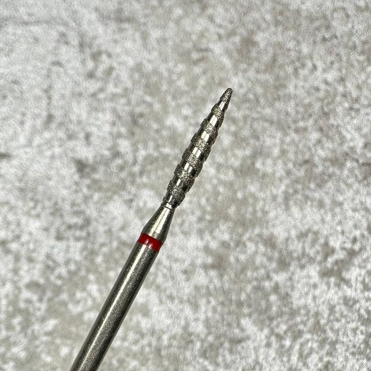 Diamond nail bit, Flame TORNADO 2.1 - Fine (D-140T) - Level Up Beauty Supply