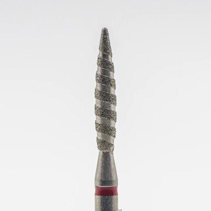 Diamond nail bit, Flame TORNADO 2.1 - Fine (D-140T) - Level Up Beauty Supply