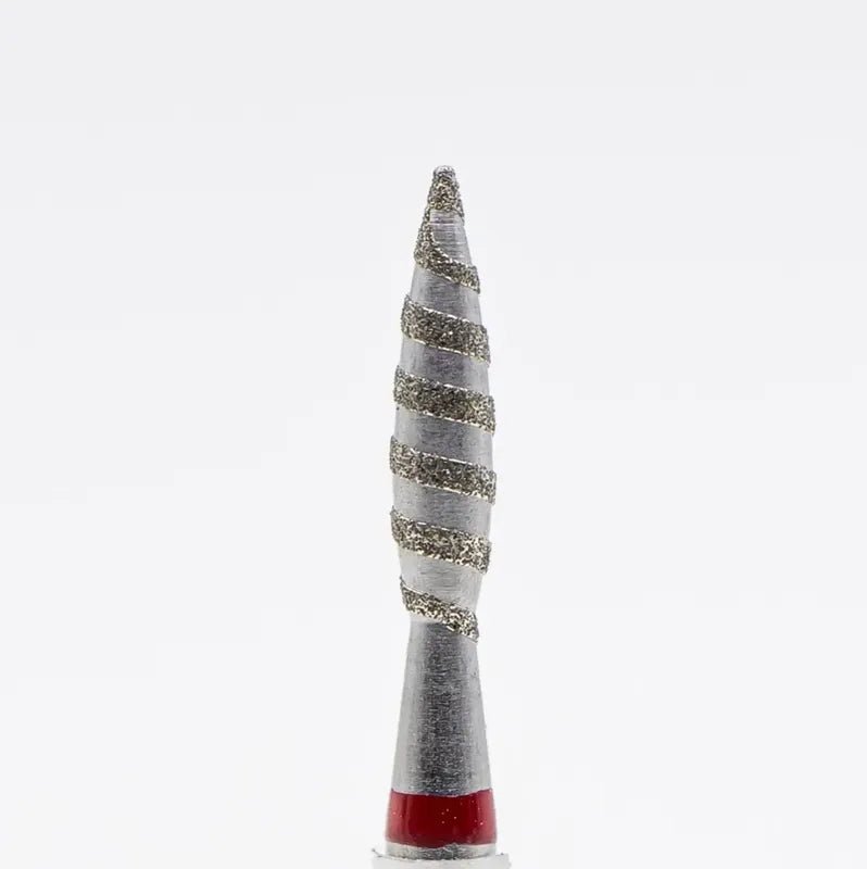 Diamond nail bit, Flame TORNADO 2.3 - fine (D-138T) - Level Up Beauty Supply