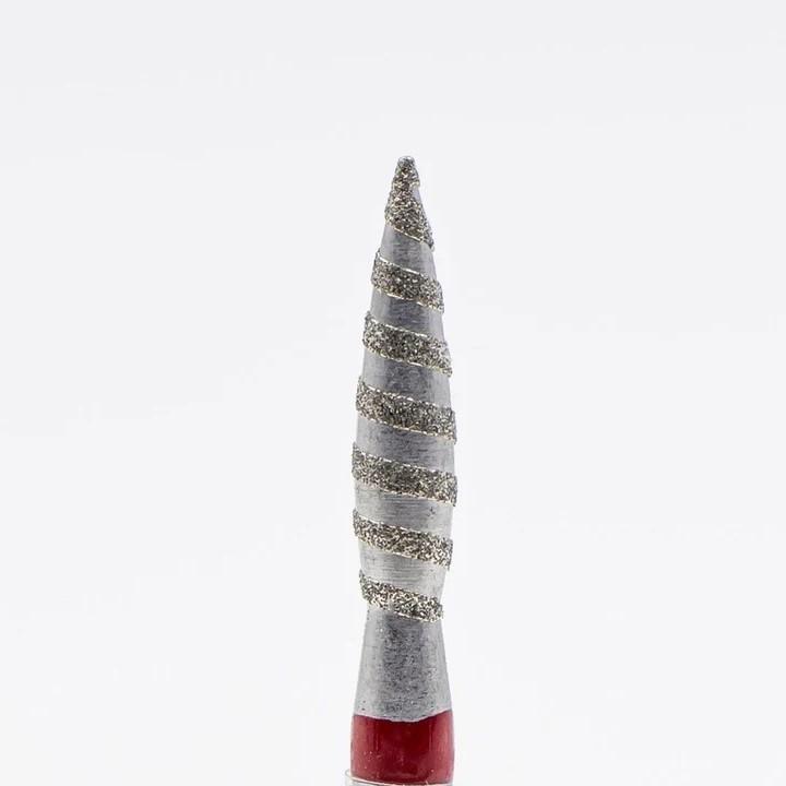 Diamond nail bit, Flame TORNADO 2.4 - fine (D-139T) - Level Up Beauty Supply
