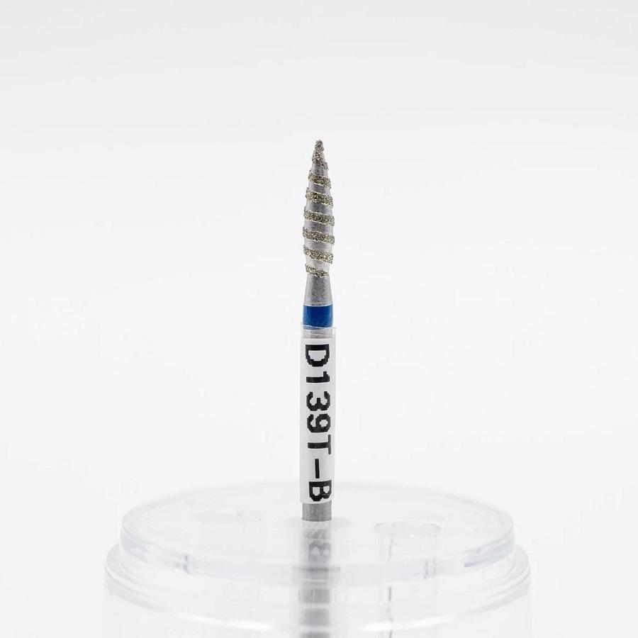 Diamond nail bit, Flame TORNADO 2.4 - medium (D-139T) - Level Up Beauty Supply
