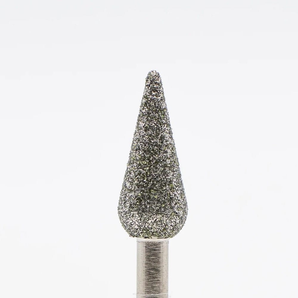 Diamond nail bit, Large Candle - Medium (Blue) (D-35) - Level Up Beauty Supply