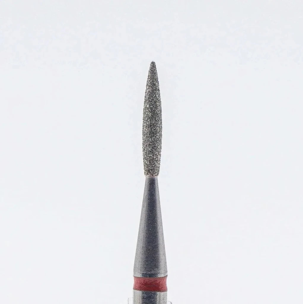 Diamond nail bit, Pointy Flame 1.4 - Fine (D - 115) - Level Up Beauty Supply