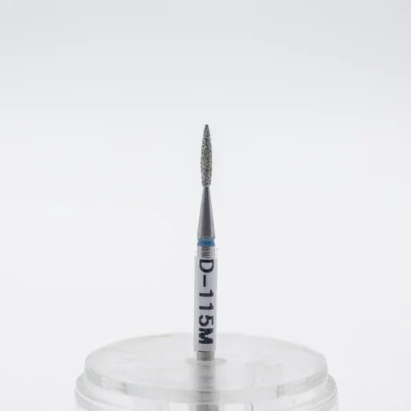 Diamond nail bit, Pointy Flame 1.4 - Medium (D - 115) - Level Up Beauty Supply