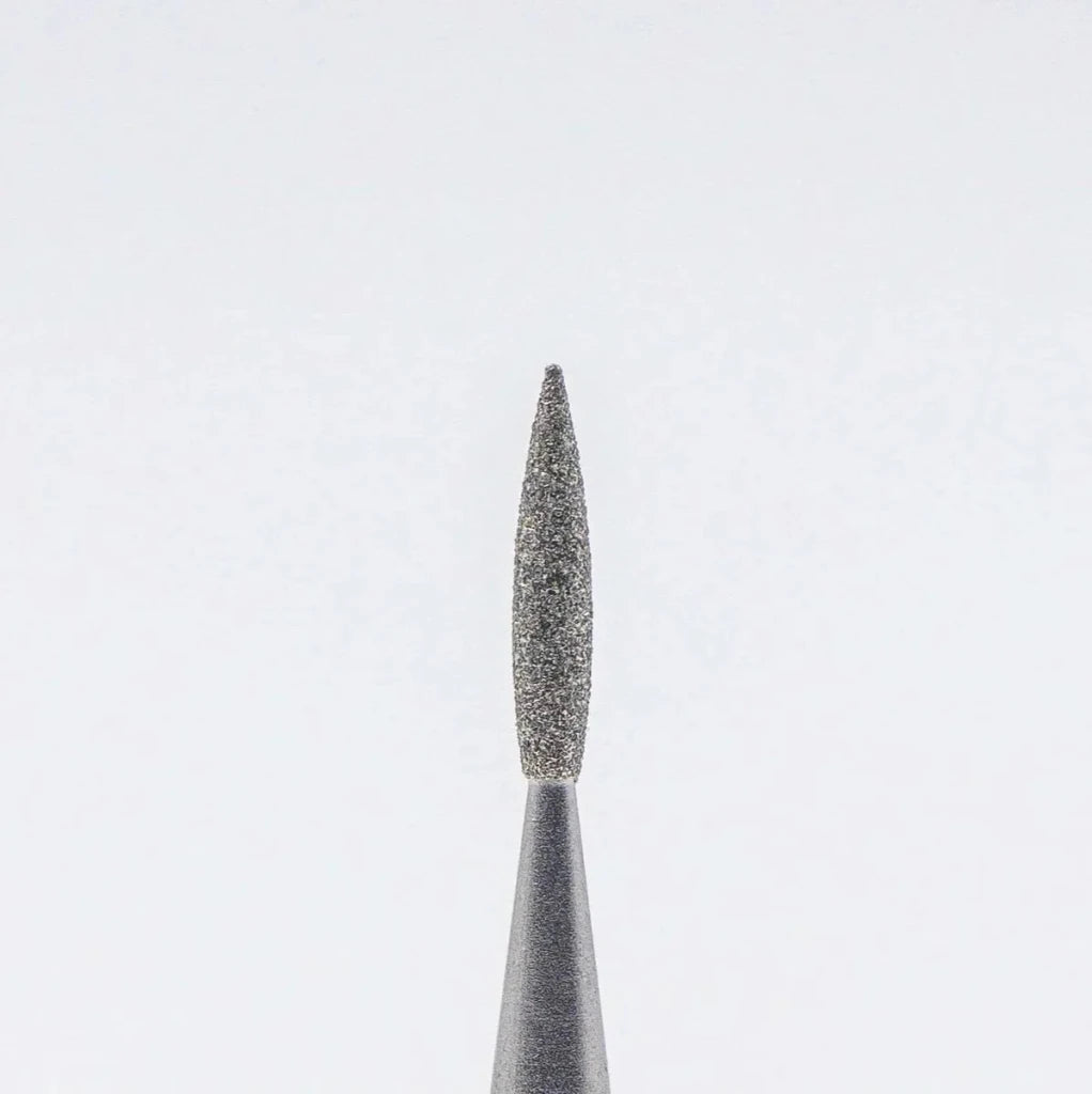 Diamond nail bit, Pointy Flame 1.6 - Fine (D - 116) - Level Up Beauty Supply