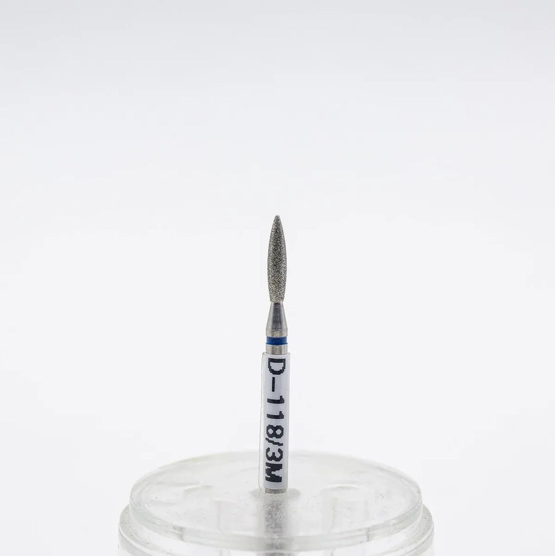 Diamond nail bit, Pointy Flame 2.0 - Medium (D-118/3)