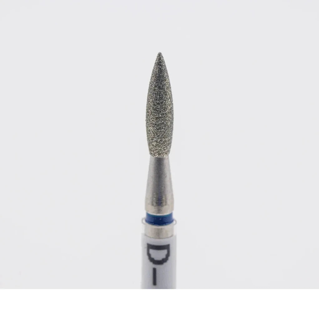 Diamond nail bit, Pointy Flame 2.1 - Medium (D - 90) - Level Up Beauty Supply
