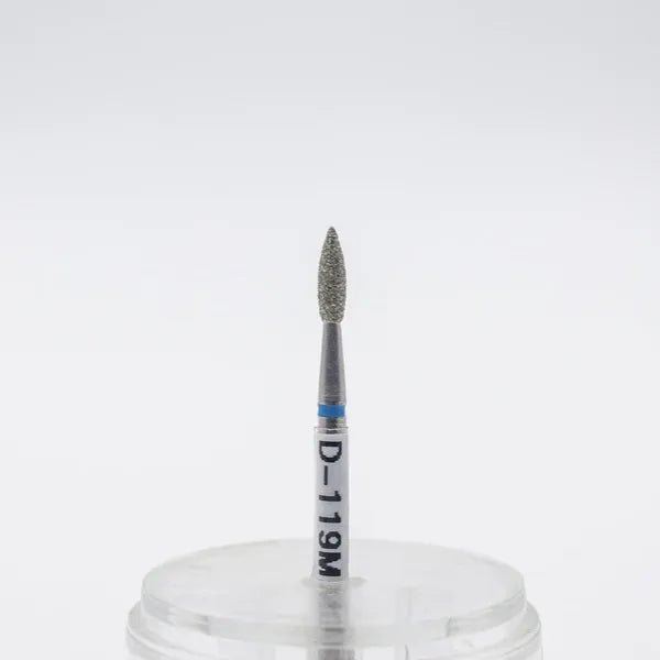 Diamond nail bit, Pointy Flame 2.3 - Medium (D - 119) - Level Up Beauty Supply