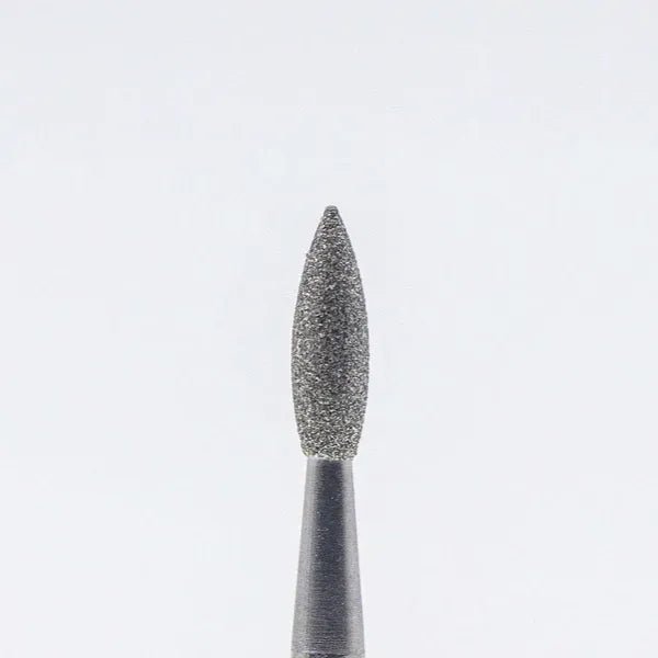 Diamond nail bit, Pointy Flame 2.5 - Fine (D - 120) - Level Up Beauty Supply