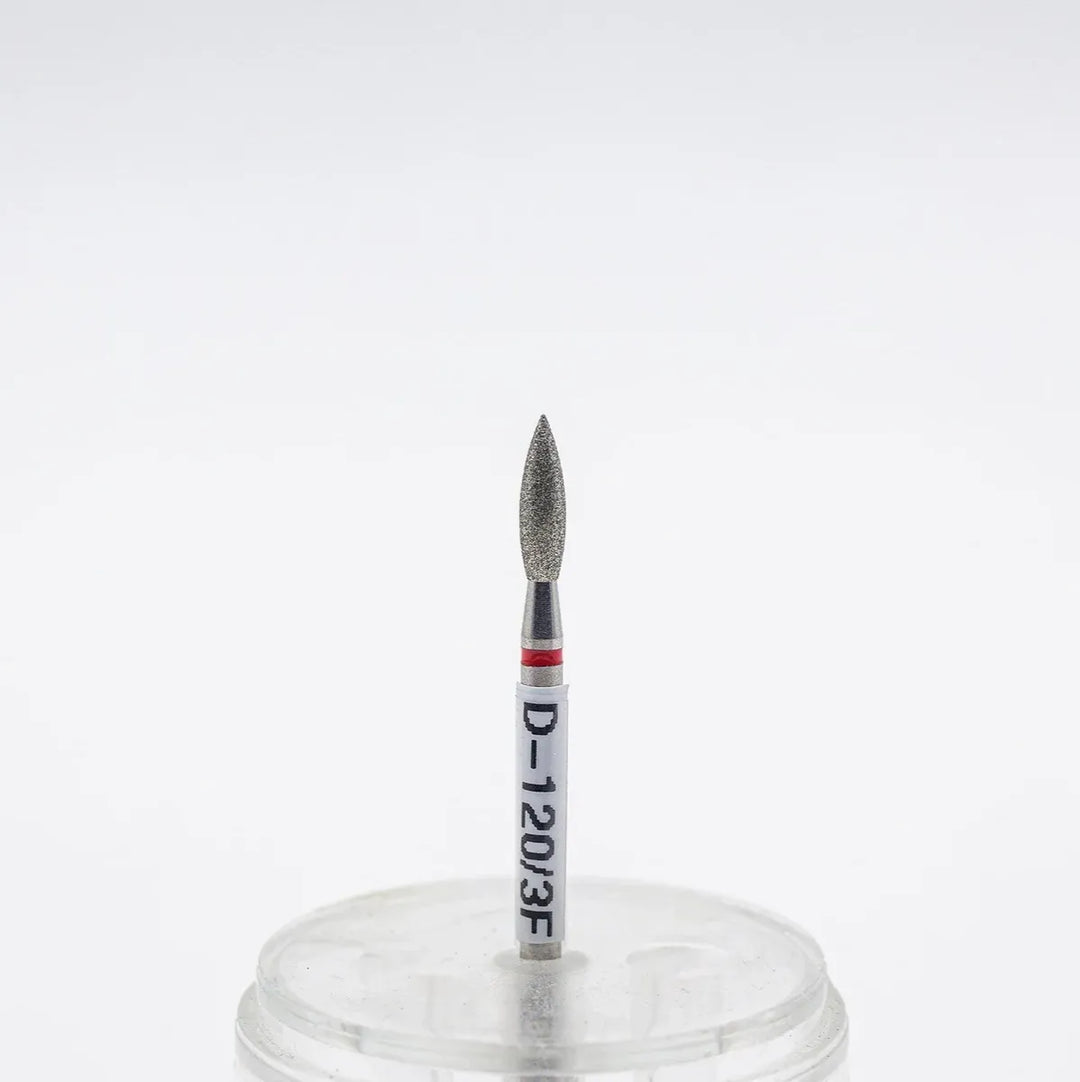 Diamond nail bit, Pointy Flame 2.6 - Fine (D-120/3)