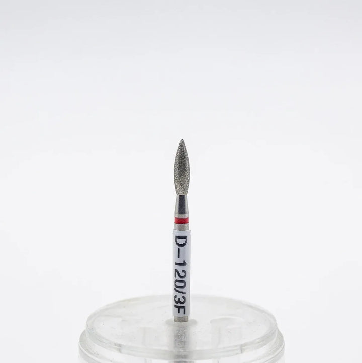 Diamond nail bit, Pointy Flame 2.6 - Fine (D-120/3)